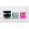 Luxury skincare body cream container packaging round 50ml cosmetic jar